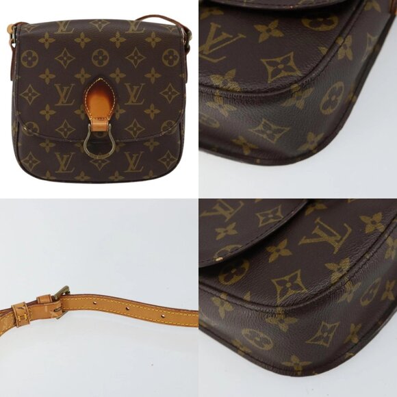 LOUIS VUITTON Monogram Saint Cloud MM Shoulder Bag M51243 LV Auth BA6192 - Picture 13 of 15